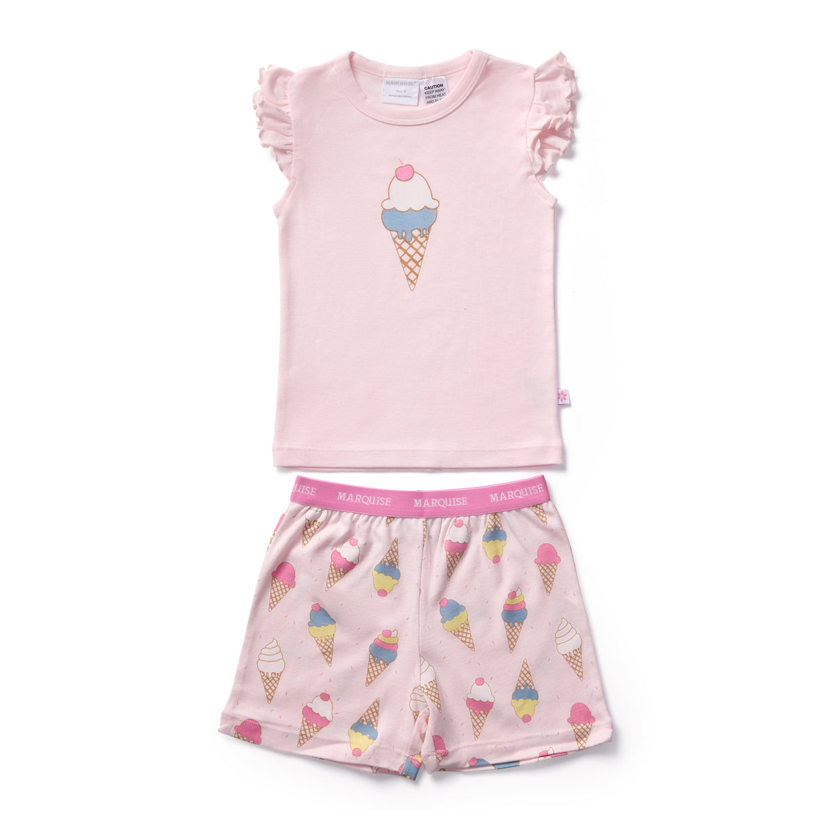 Ice Cream Frill Sleeve Pyjamas