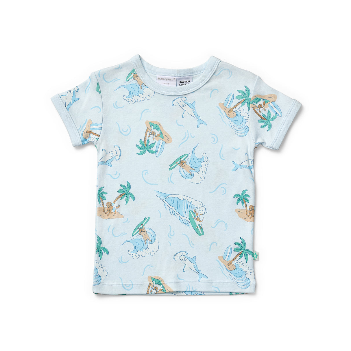 Surfer Dog Short Sleeve Pyjama Set
