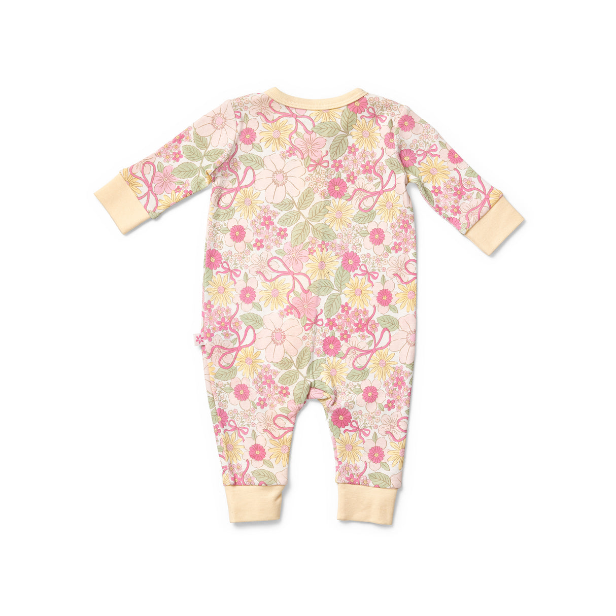 Summer Garden Floral Footless Zipsuit