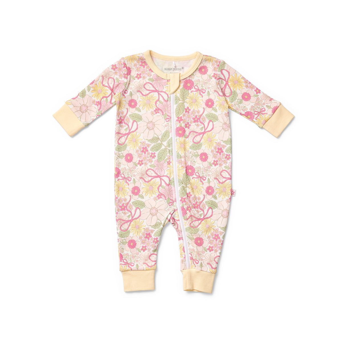 Summer Garden Floral Footless Zipsuit