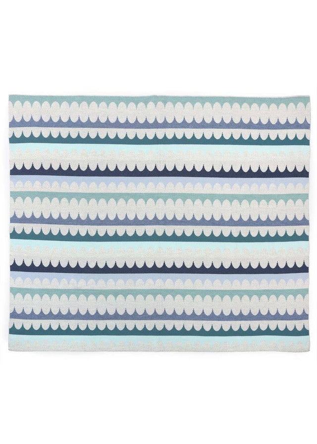 Uimi Molly Merino Wool Blanket - Indigo