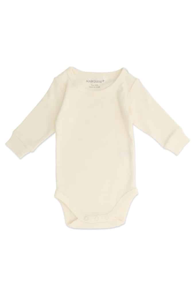 Baby Cotton Wool Long Sleeve Bodysuit