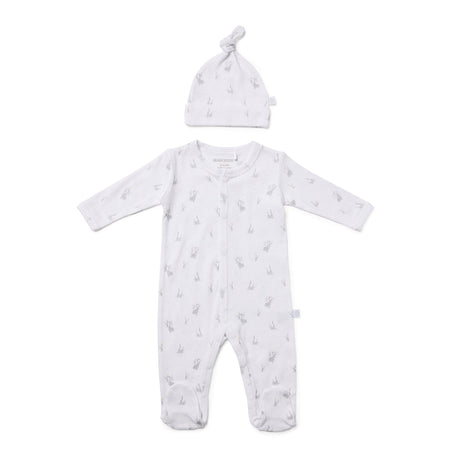 Marquise Duck Studsuit and Beanie 2 Piece Set