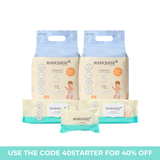 Hypoallergenic Nappies & Wipes Starter Pack