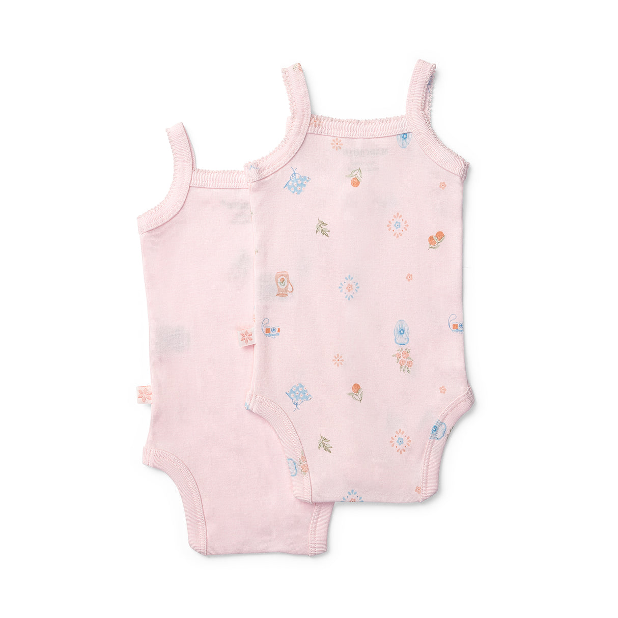 Baby Vacay Strappy Bodysuit 2 Pack