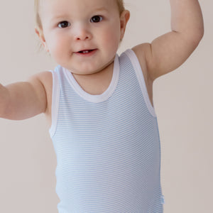Everyday Essentials Boys Sleeveless Bodysuit 4 Pack