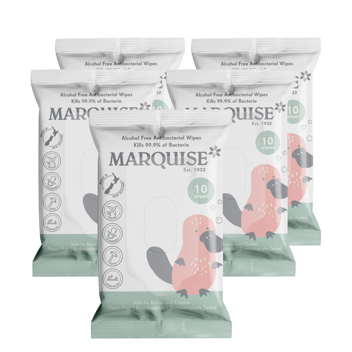 Marquise Alcohol Free Antibacterial Wipes