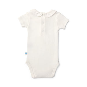 By The Bay Woven Collar Bodysuit