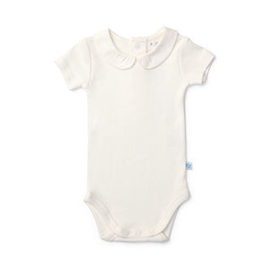 By The Bay Woven Collar Bodysuit