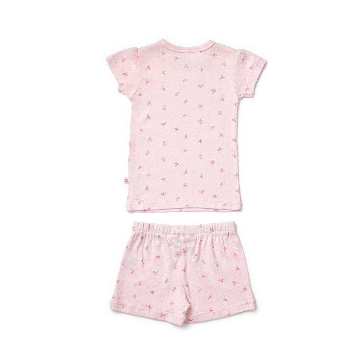 Bows Short Sleeve Pyjama Set