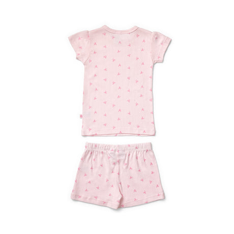 Bows Short Sleeve Pyjama Set