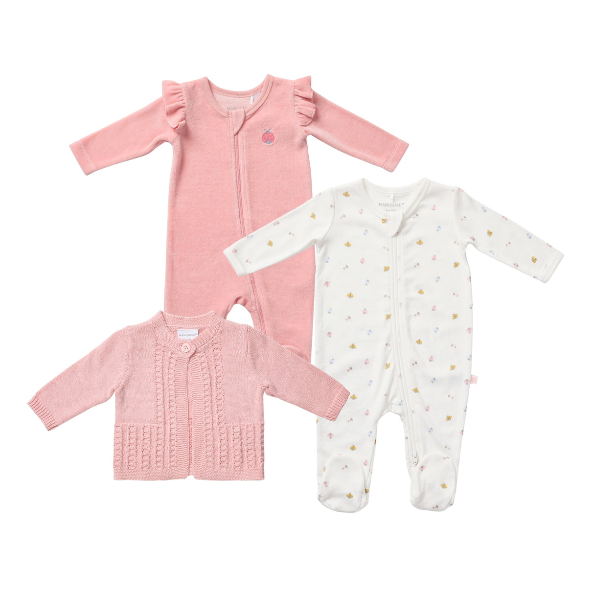 Baby Girls Ladybug & Knitwear Bundle