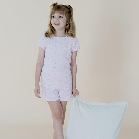 Bows Short Sleeve Pyjama Set