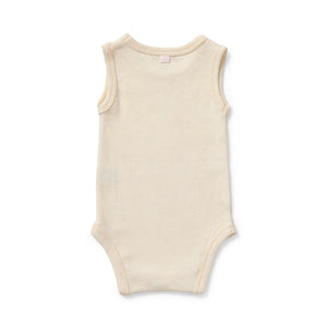 Baby Cotton Wool Sleeveless Bodysuit