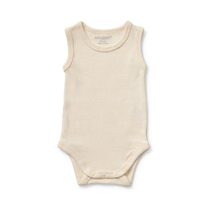 Baby Cotton Wool Sleeveless Bodysuit