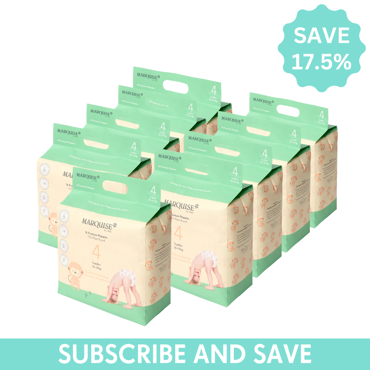 Marquise Hypoallergenic Nappies Subscription