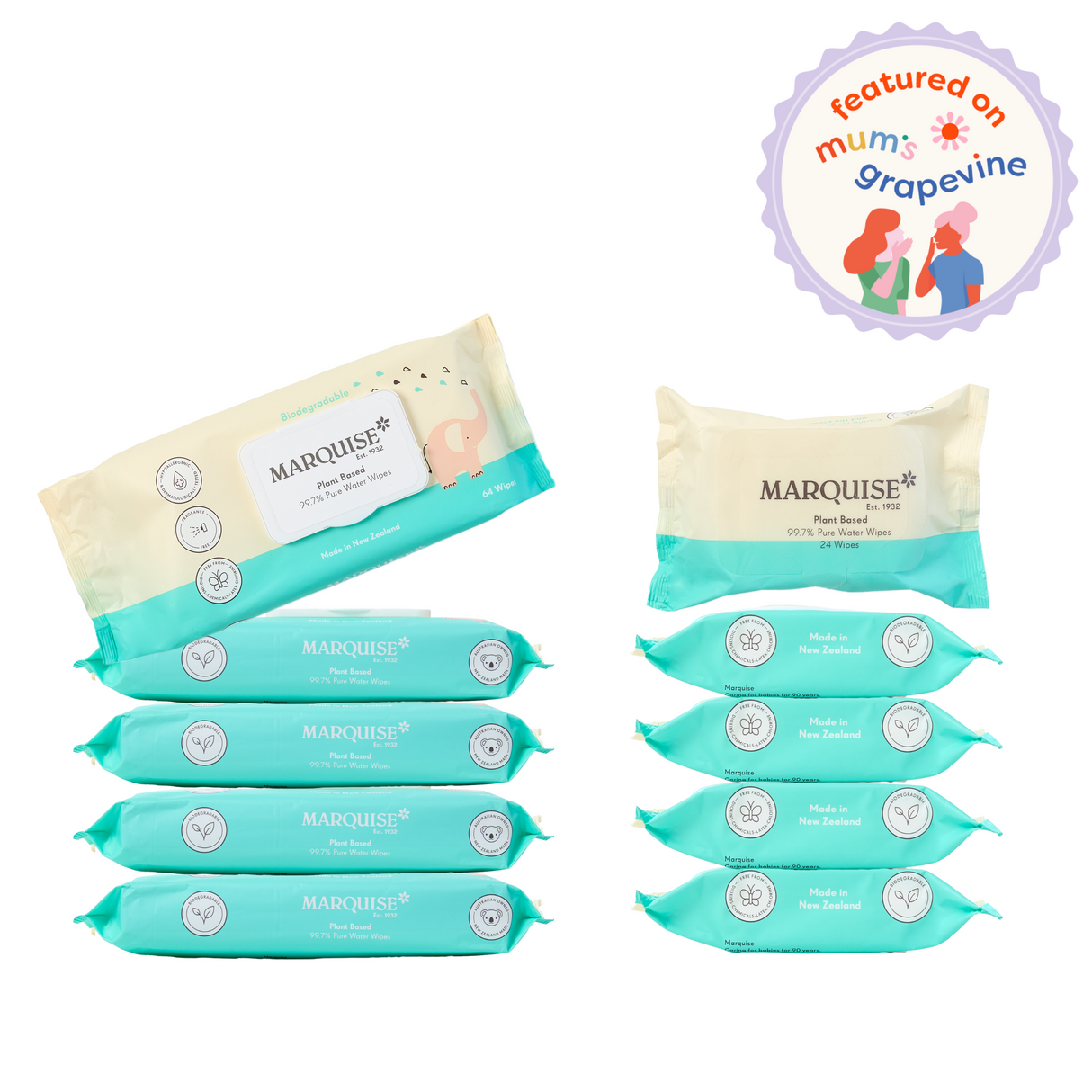 Marquise Eco Water Wipes Starter Pack