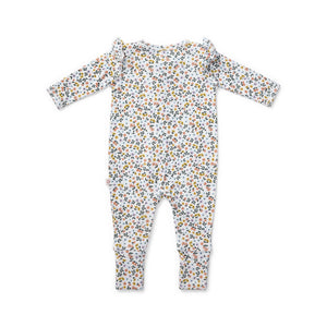 Meadows Cuffed Zipsuit with Frill Detail