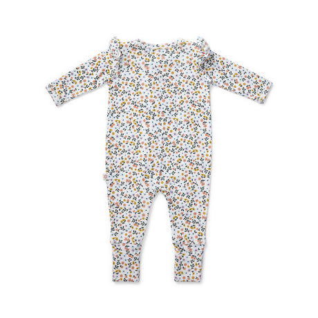 Meadows Cuffed Zipsuit with Frill Detail