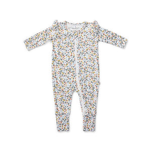 Meadows Cuffed Zipsuit with Frill Detail