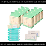 Black Friday Nappies & Wipes 1 Month Supply Pack