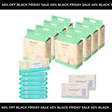 Black Friday Nappies & Wipes 1 Month Supply Pack