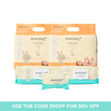 Marquise Hypoallergenic Nappies & Wipes Starter Pack
