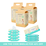 Marquise Hypoallergenic Nappies & Wipes Starter Bundle