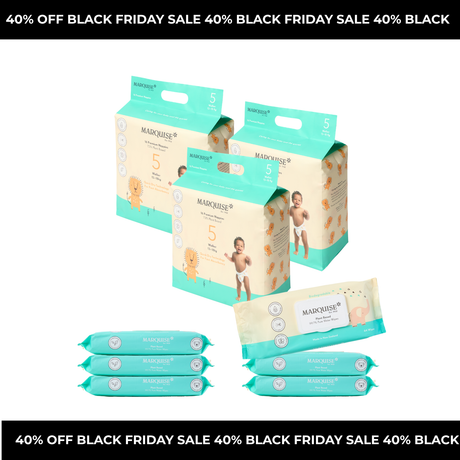 Black Friday Sale Nappies & Wipes Starter Bundle
