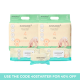 Hypoallergenic Nappies & Wipes Starter Pack