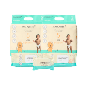 Marquise Hypoallergenic Nappies & Wipes Starter Pack