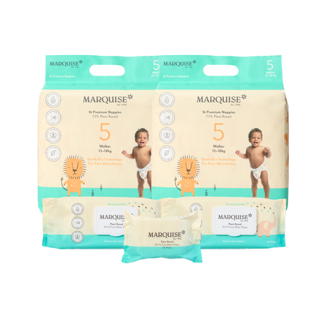 Marquise Hypoallergenic Nappies & Wipes Starter Pack