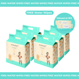 Marquise Hypoallergenic Nappies 6 packs + 2 Free Water Wipes