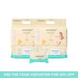 Hypoallergenic Nappies & Wipes Starter Pack
