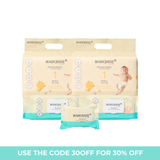 Marquise Hypoallergenic Nappies & Wipes Starter Pack
