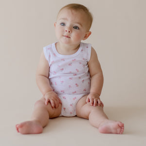 Everyday Essentials Girls Sleeveless Bodysuit 4 Pack