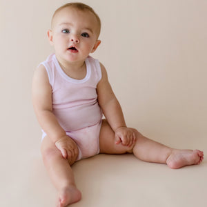 Everyday Essentials Girls Sleeveless Bodysuit 4 Pack