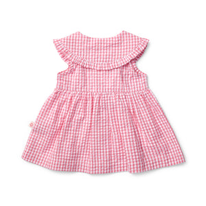Little Bows Frill Collar Dress