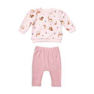 Meadows Fleece Jumper & Rib Legging Set