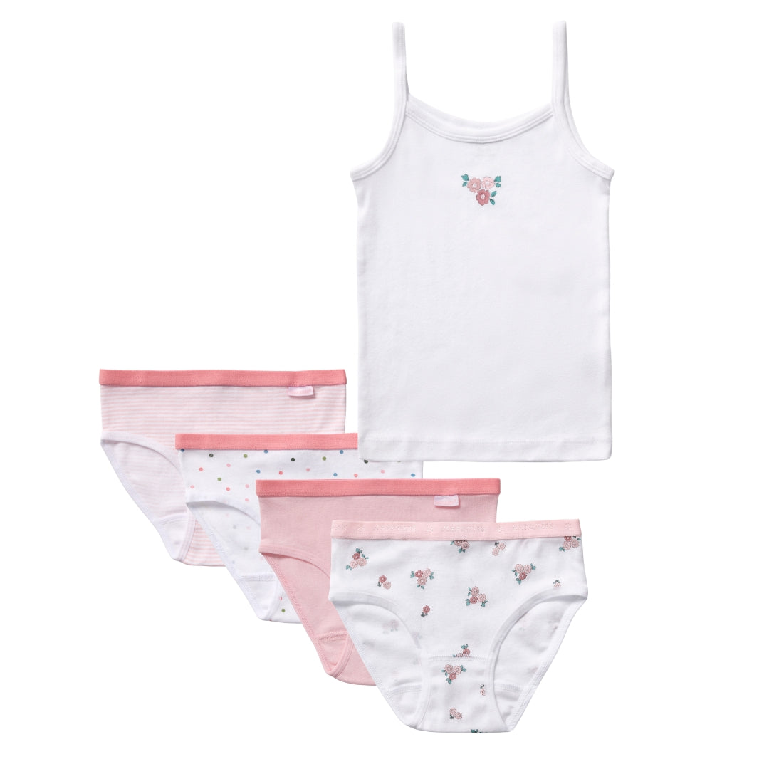 Girls Singlet & Underwear 5 Pack