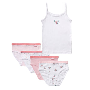 Girls Singlet & Underwear 5 Pack