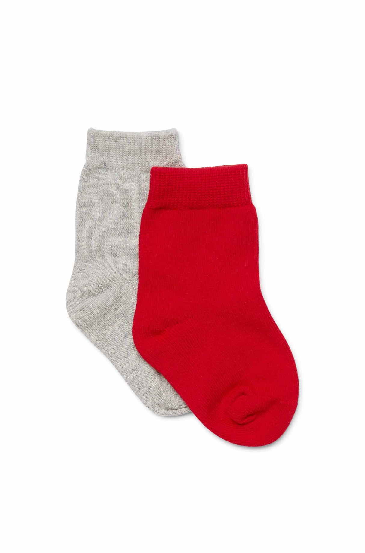 Red and Grey Socks 2 Pack