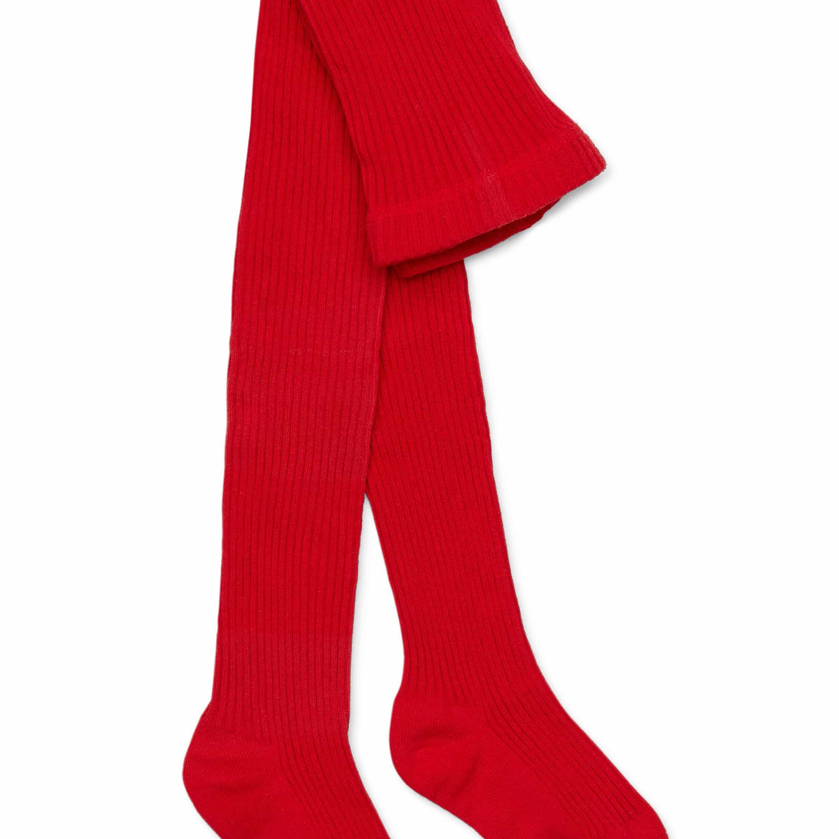 Red Chunky Rib Tights – Marquise