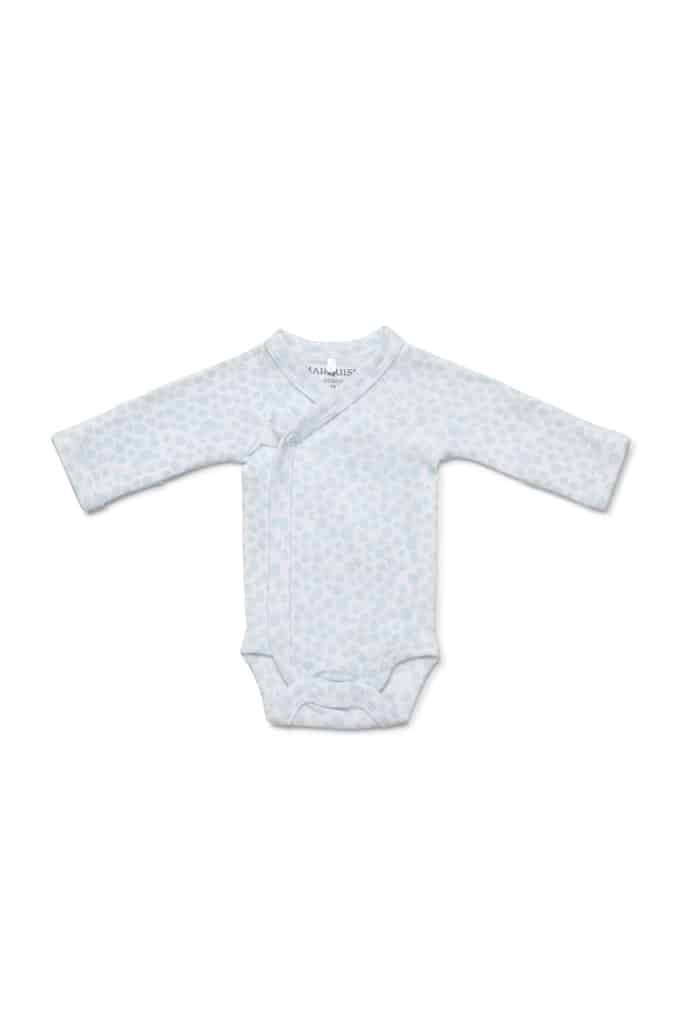 Premmie Boys Long Sleeve Wrap Bodysuit