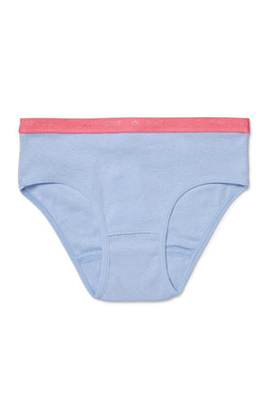 Girls Powder Blue & Pink Underwear 2 Pack