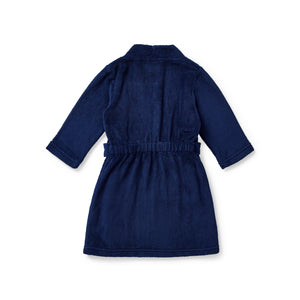 Boys Pyjamas & Navy Dressing Gown 3 Pack