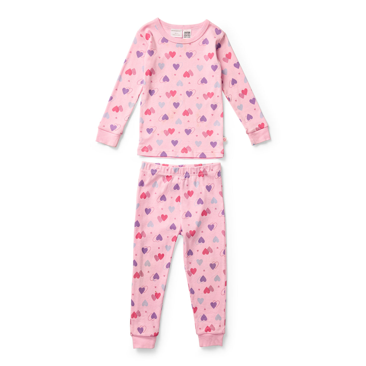 Girls Pyjamas & Pink Dressing Gown 3 Pack