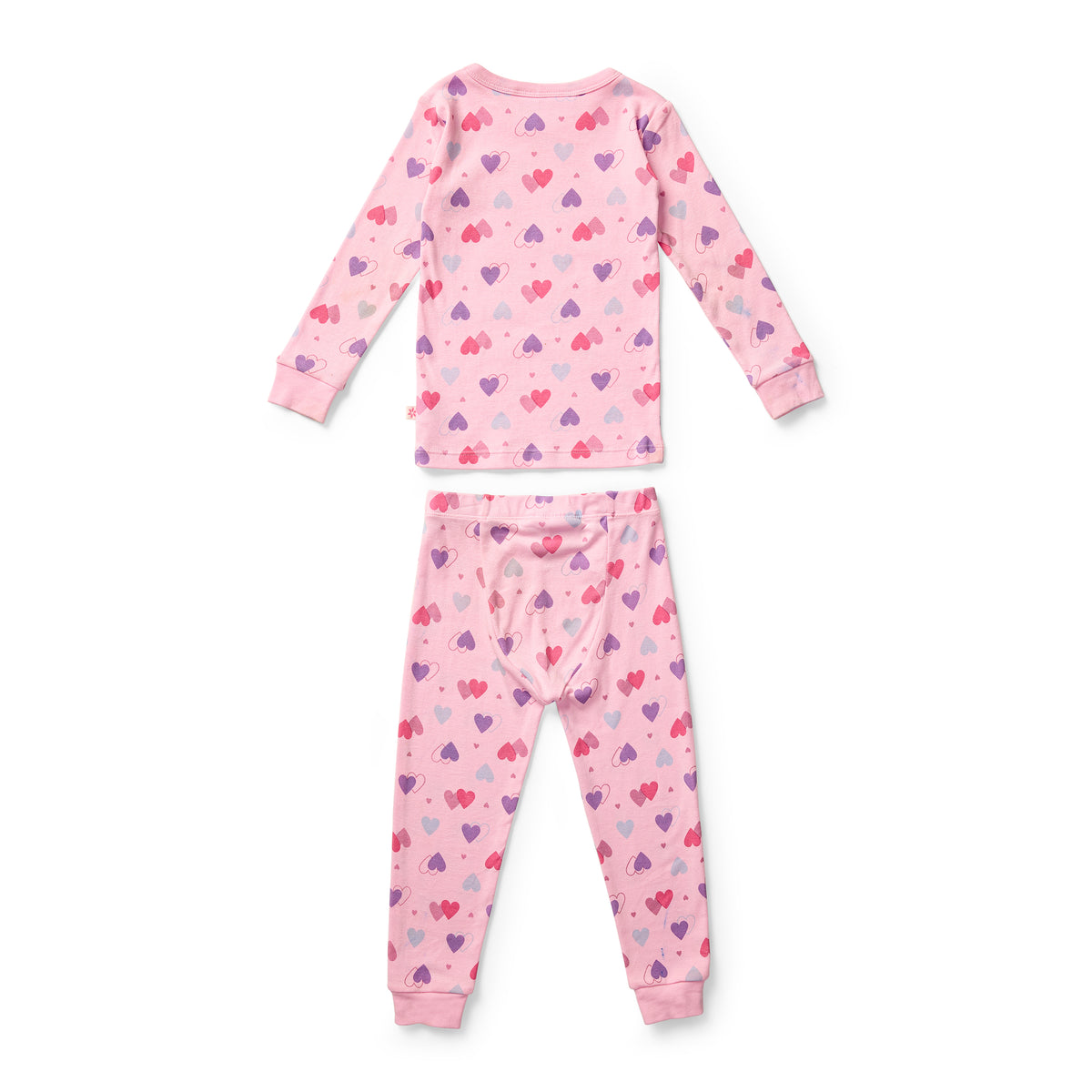 Pink Heart Pattern Pyjamas Hearts Pyjamas & Pink Dressing Gown Set – Marquise