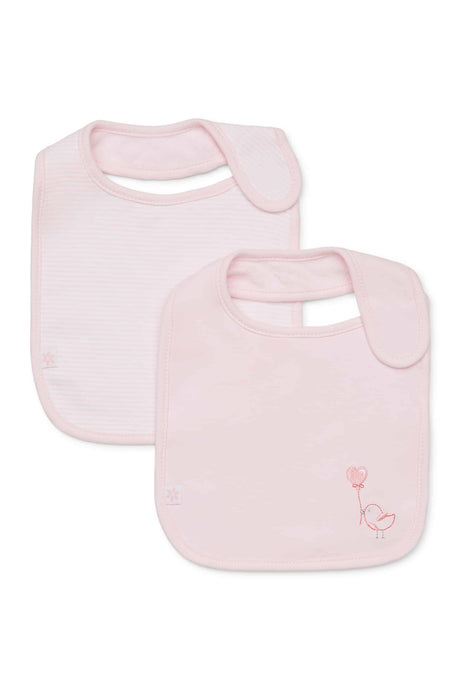 Pink baby bib