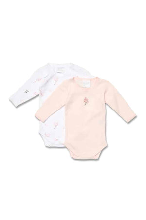 Girls Pink Willow Bodysuits 2 Pack